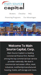 Mobile Screenshot of mainsourcecapital.com
